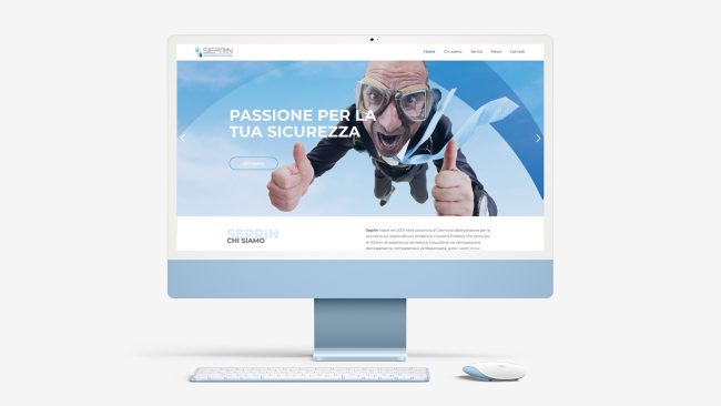 seprin nuovo sito web desktop