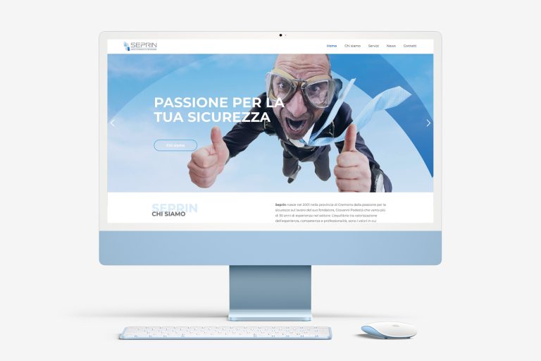 New-Website-iMac-Mockup-Seprin seprin nuovo sito web desktop